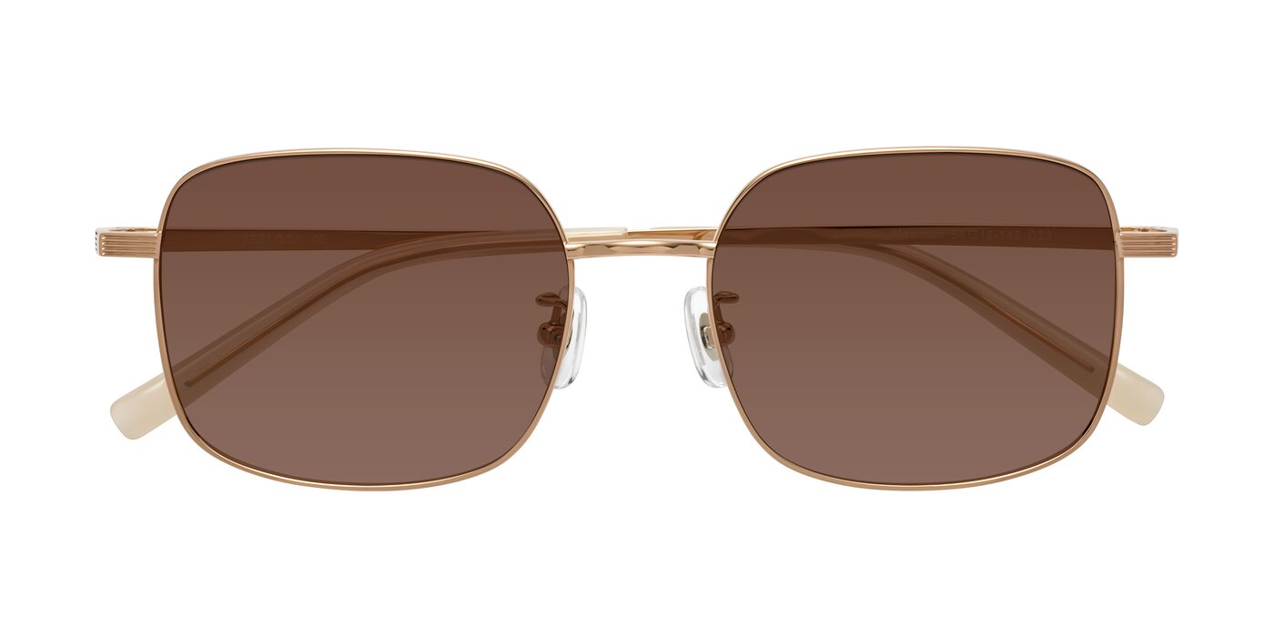 Newman - Rose Gold Tinted Sunglasses