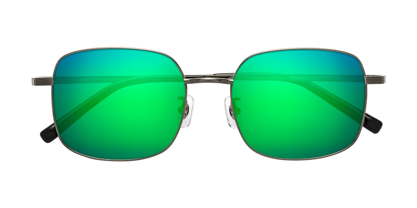Newman - Gunmetal Flash Mirrored Sunglasses