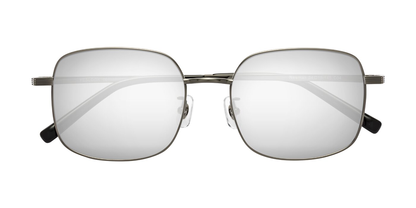 Newman - Gunmetal Flash Mirrored Sunglasses