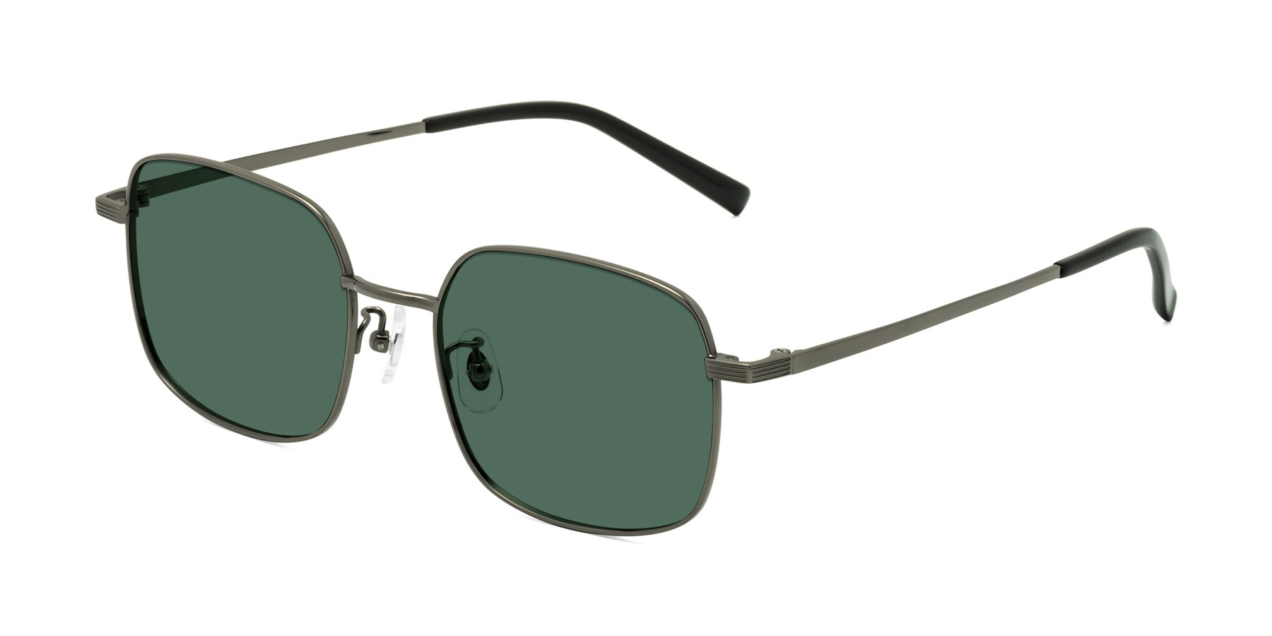 Angle of Newman in Gunmetal with Green Polarized Lenses