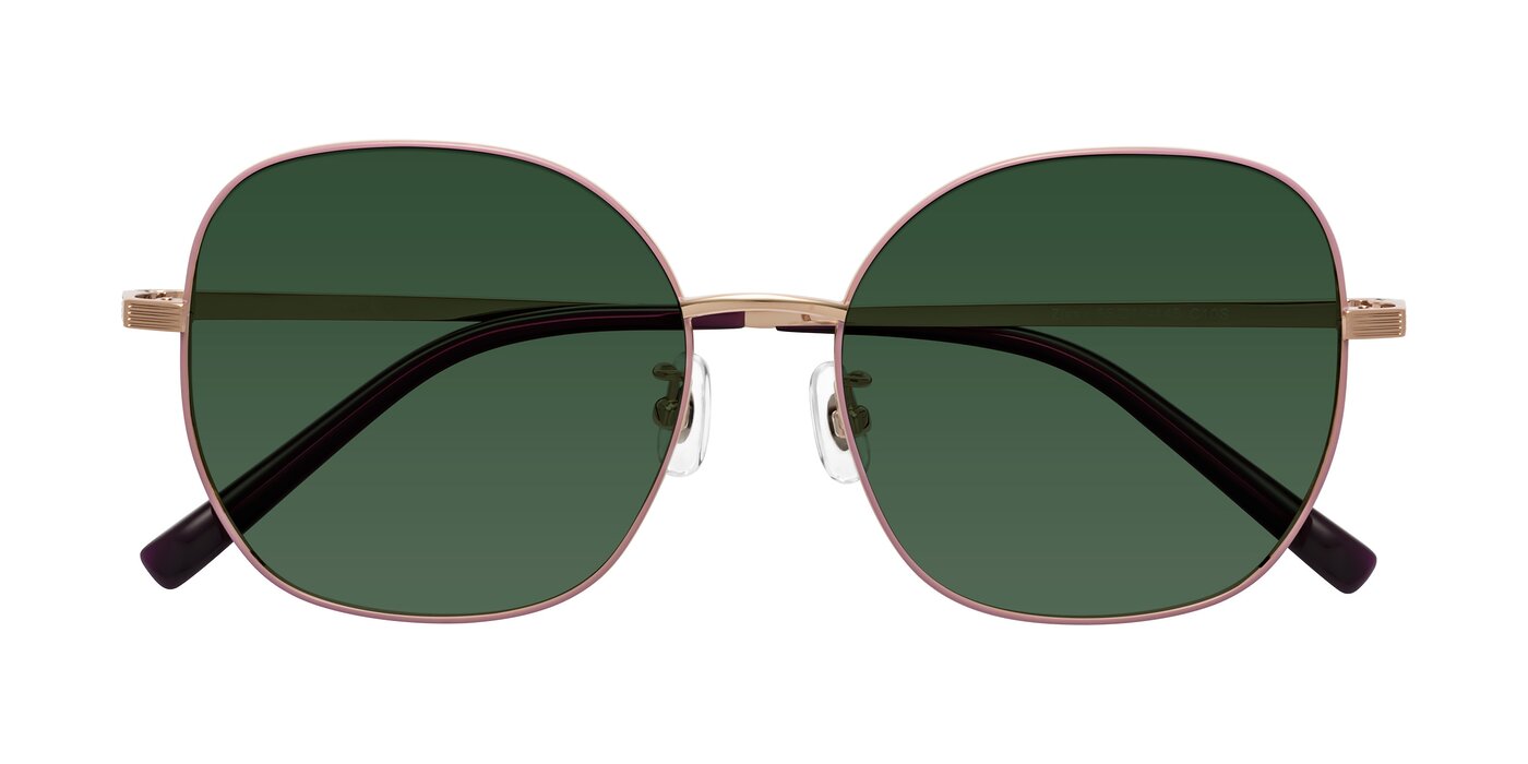 Zissy - Pink/Rose Gold Tinted Sunglasses