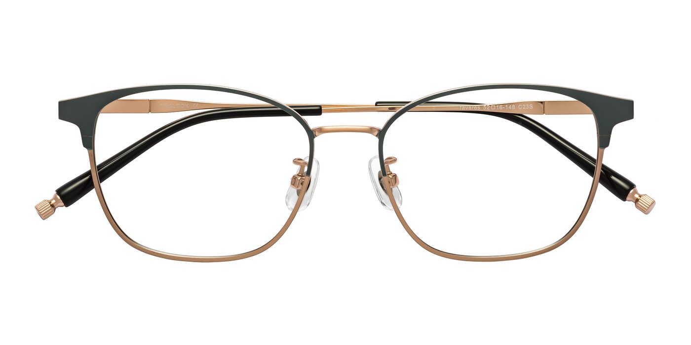 Tavares - Midnight Gunmetal / Copper Eyeglasses