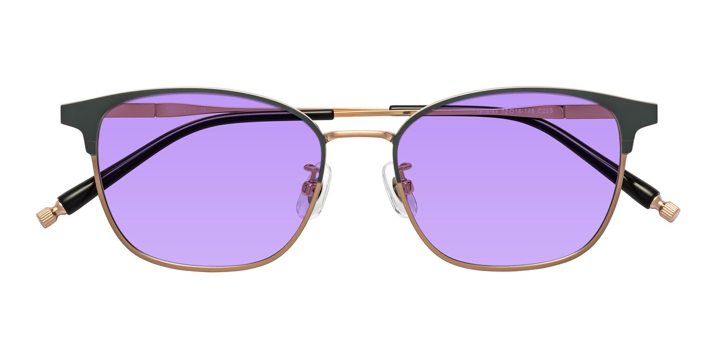 Tavares - Midnight Gunmetal / Copper Tinted Sunglasses