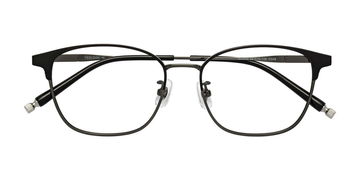 Tavares - Matte Black / Gunmetal Eyeglasses