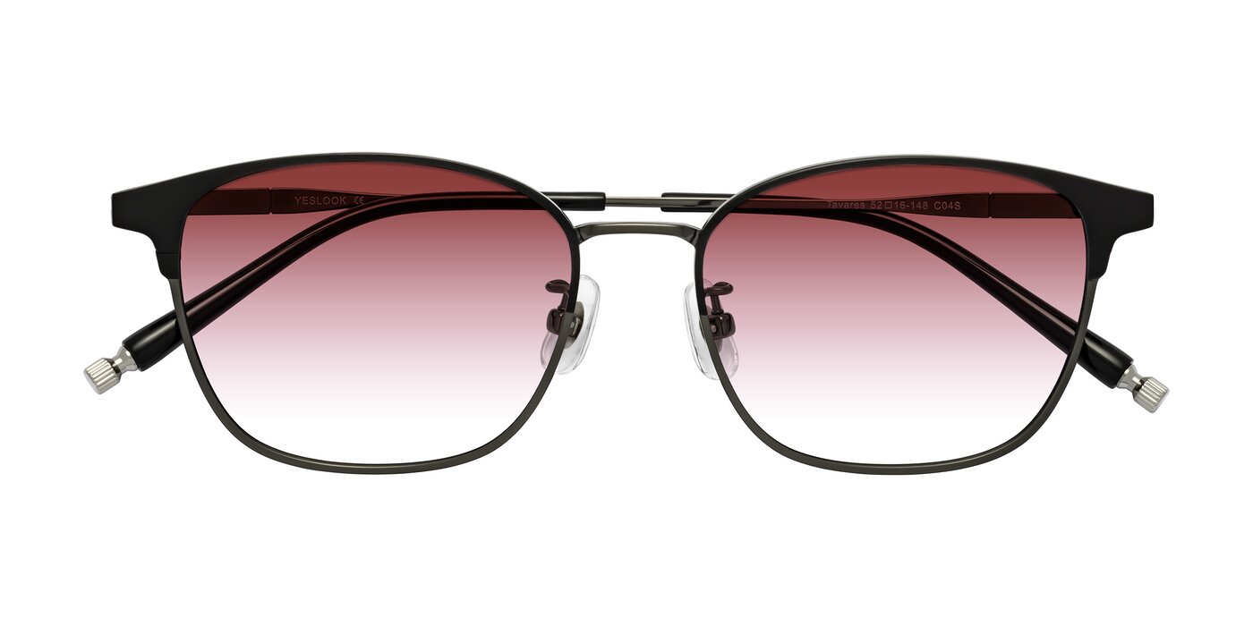 Tavares - Matte Black/Gunmetal Gradient Sunglasses