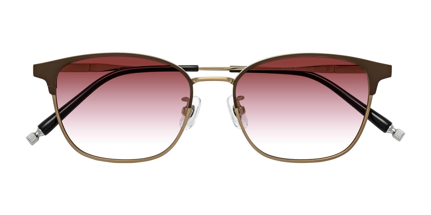 Tavares - Coffee Gunmetal/Bronze Gradient Sunglasses