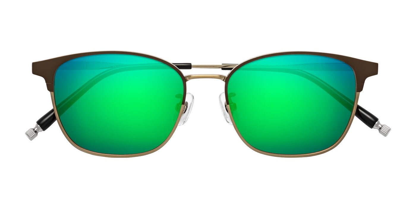Tavares - Coffee Gunmetal/Bronze Flash Mirrored Sunglasses