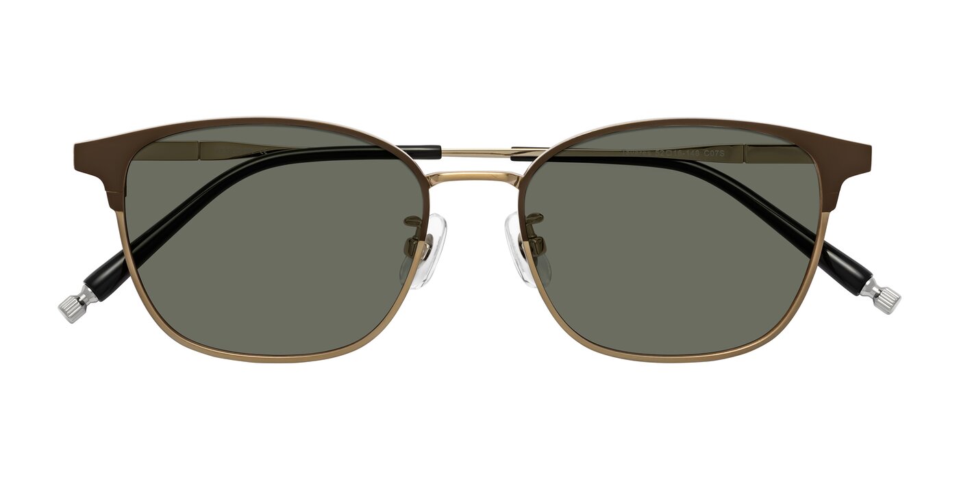 Tavares - Coffee Gunmetal/Bronze Polarized Sunglasses