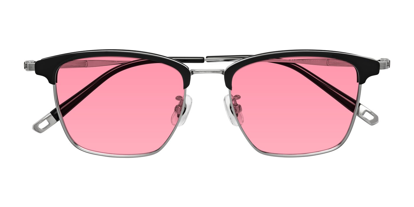 Wolff - Black/Silver Tinted Sunglasses