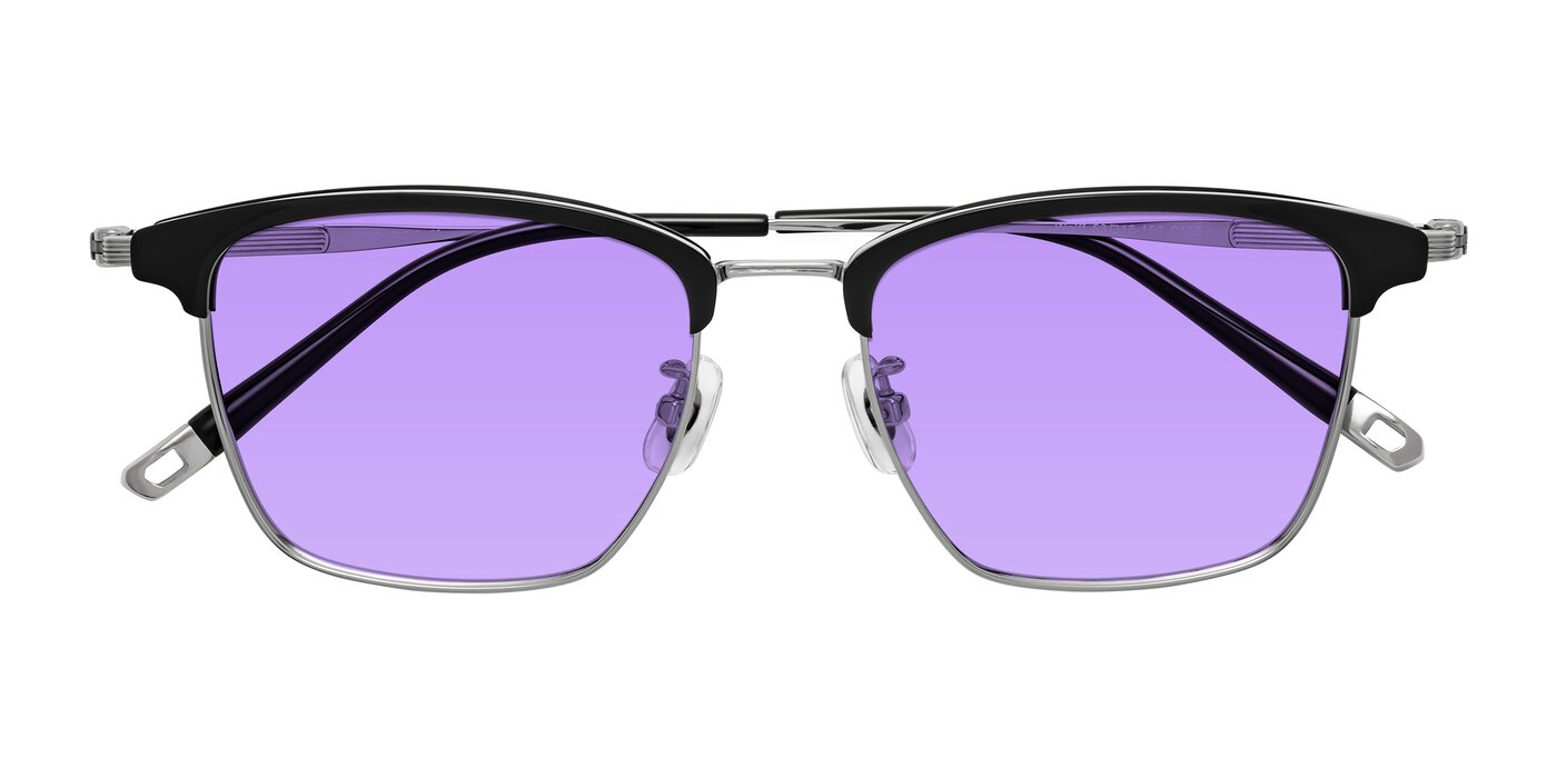 Wolff - Black / Silver Tinted Sunglasses