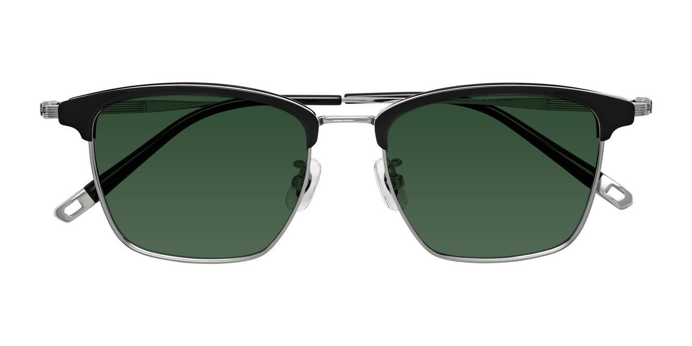 Wolff - Black/Silver Tinted Sunglasses