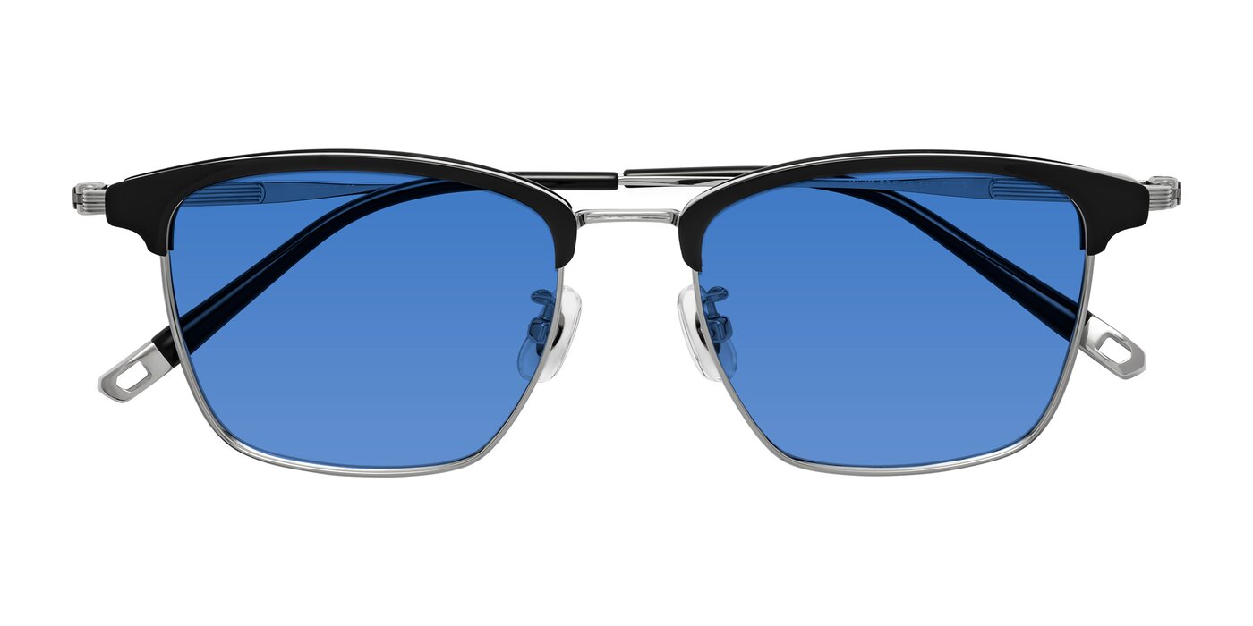 Wolff - Black/Silver Tinted Sunglasses