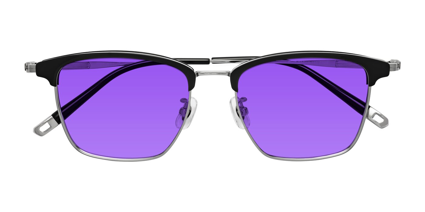 Wolff - Black / Silver Tinted Sunglasses