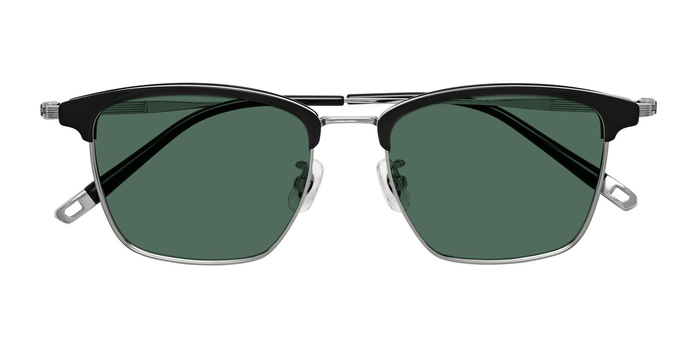 Wolff - Black / Silver Polarized Sunglasses