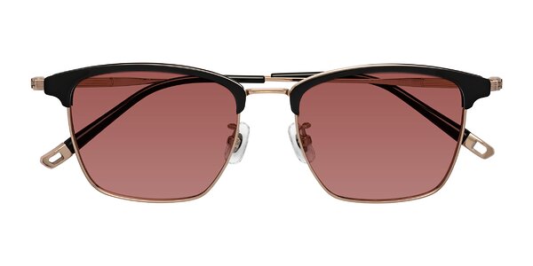 Front of Wolff in Black / Rose Gold