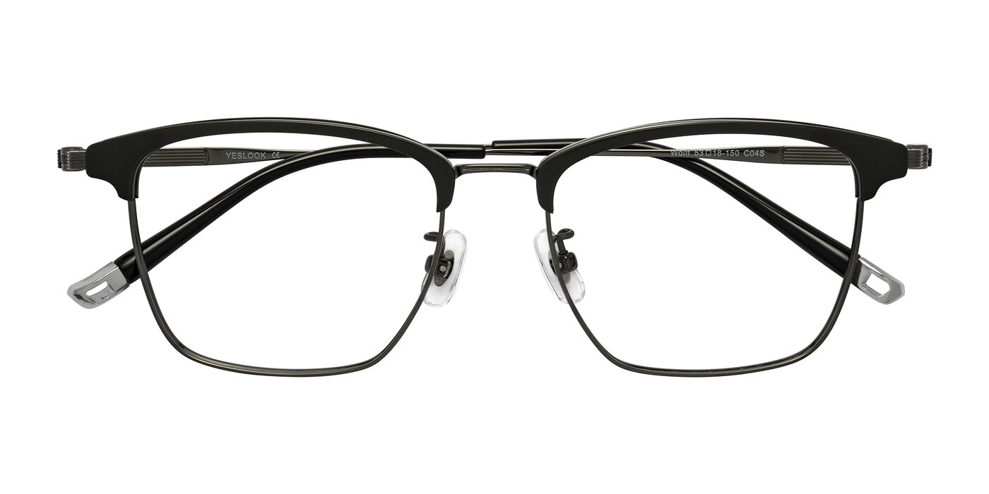 Wolff - Greenblack / Guntemal Eyeglasses