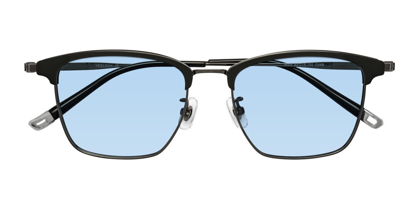 Wolff - Greenblack/Gunmetal Tinted Sunglasses