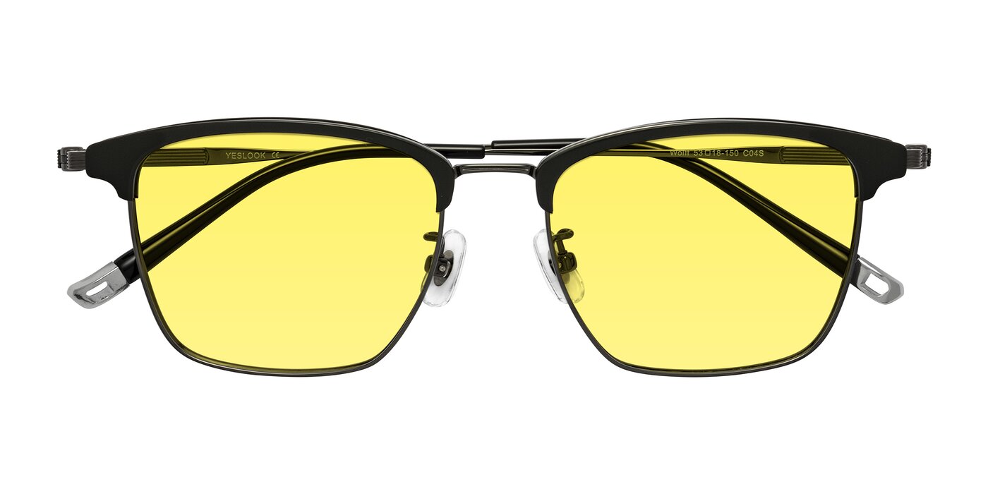 Wolff - Greenblack/Gunmetal Tinted Sunglasses