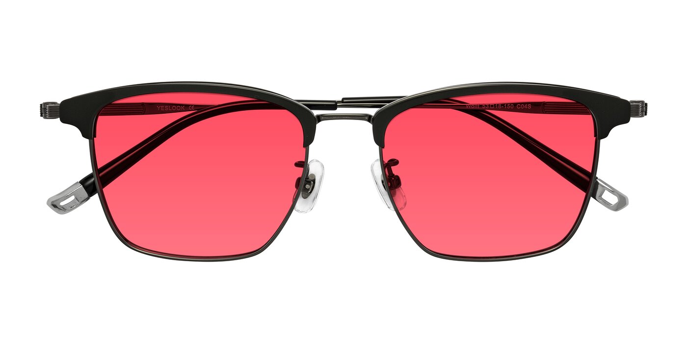 Wolff - Greenblack/Gunmetal Tinted Sunglasses
