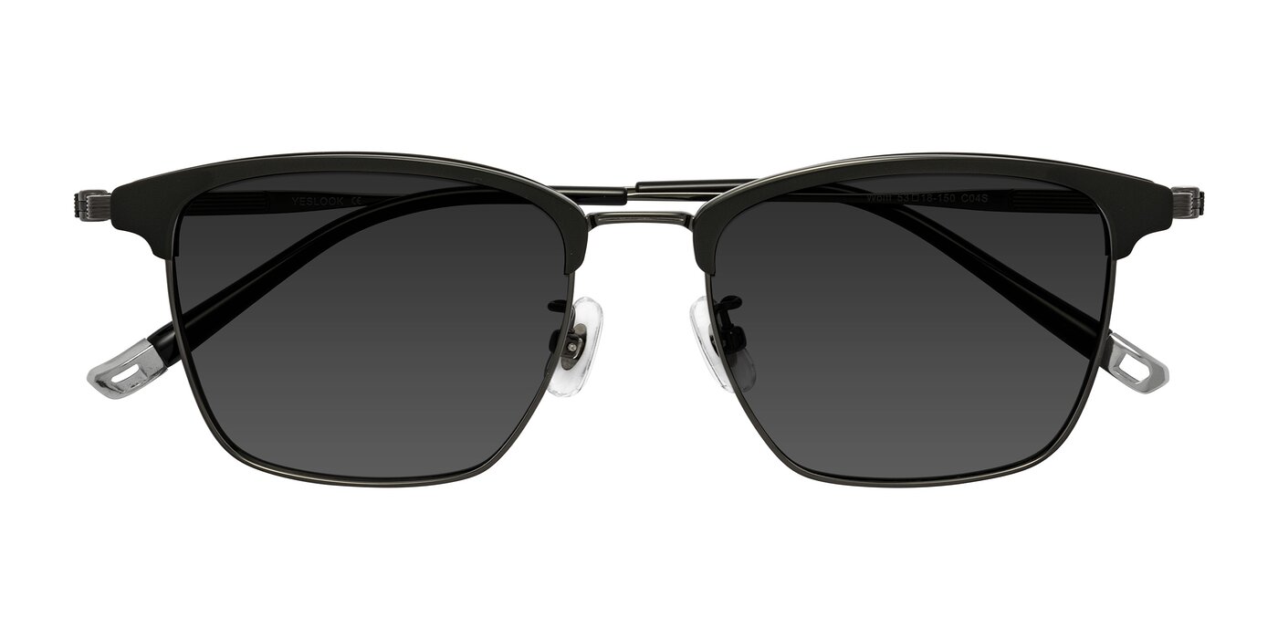 Wolff - Greenblack/Gunmetal Tinted Sunglasses