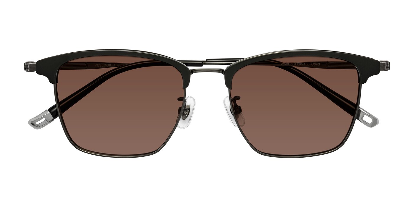 Wolff - Greenblack/Gunmetal Tinted Sunglasses