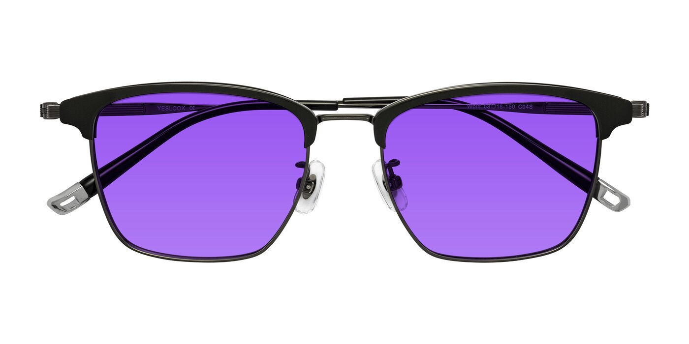Wolff - Greenblack/Gunmetal Tinted Sunglasses