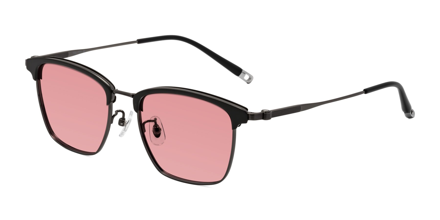 Angle of Wolff in Greenblack-Guntemal with Medium Garnet Tinted Lenses