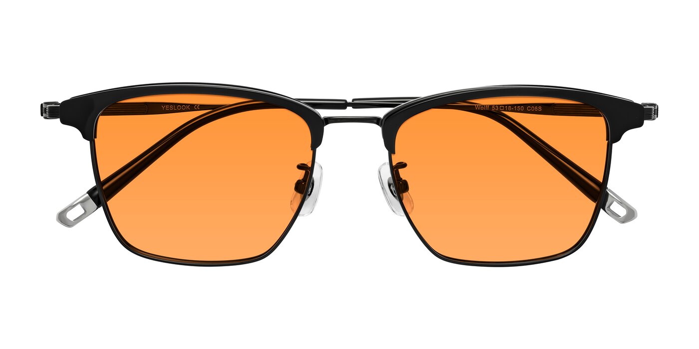 Wolff - Black Tinted Sunglasses