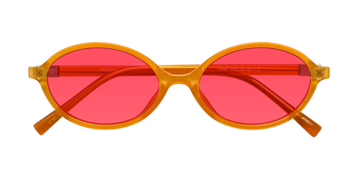 Ubell - Orange Tinted Sunglasses