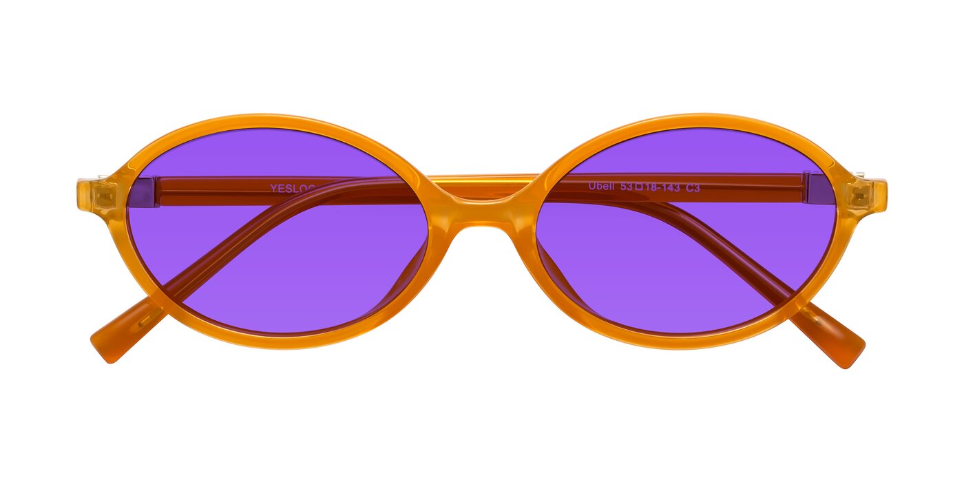 Ubell - Orange Tinted Sunglasses