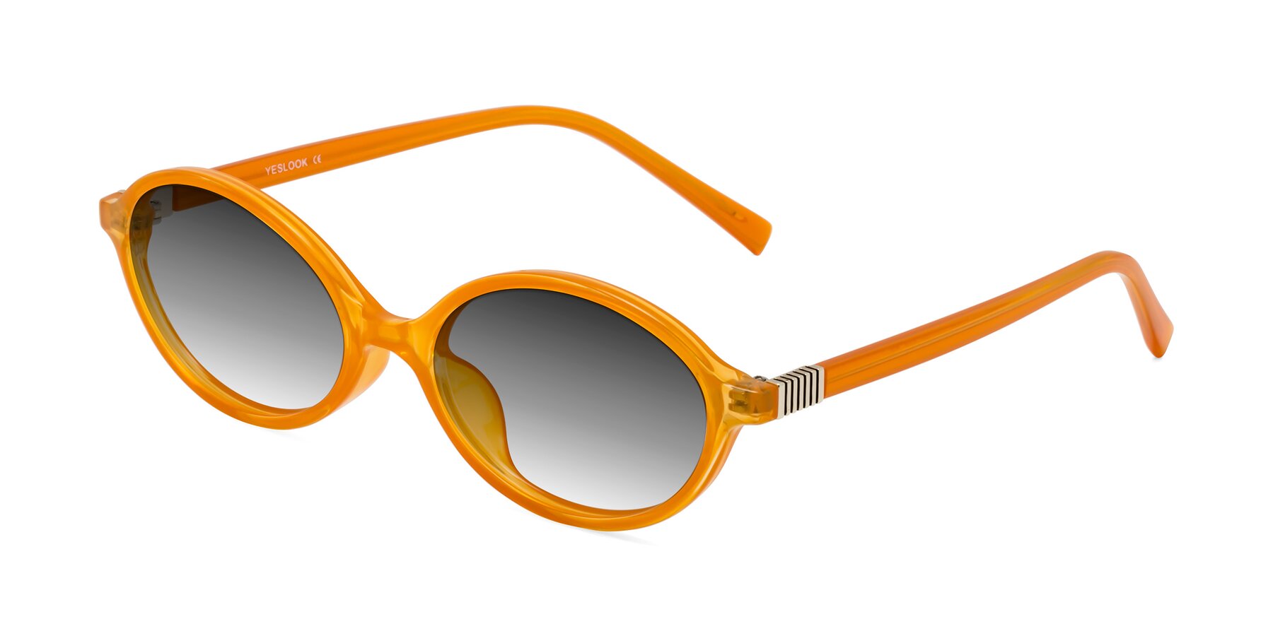Angle of Ubell in Orange with Gray Gradient Lenses