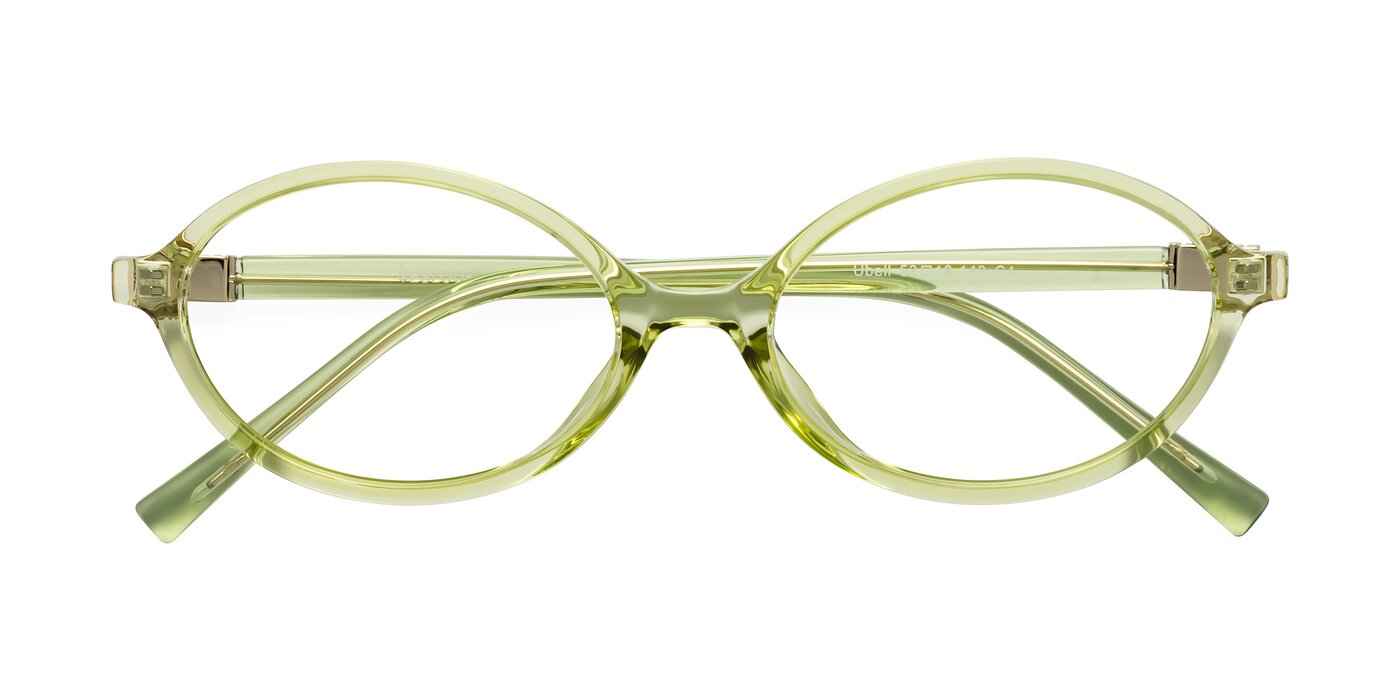 Ubell - Transparent Green Eyeglasses