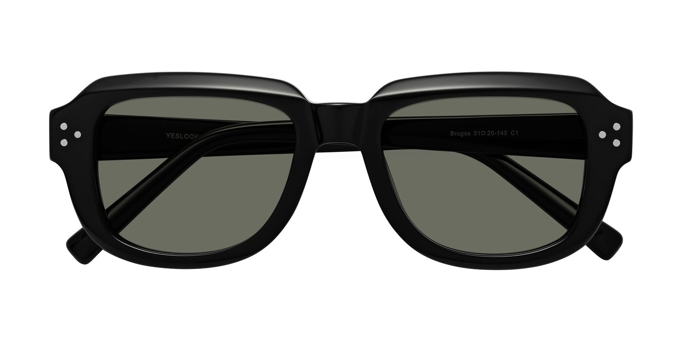 Bruges - Black Polarized Sunglasses