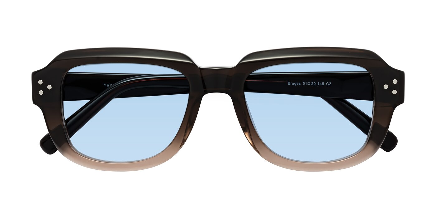 Bruges - Gradient Brown Tinted Sunglasses