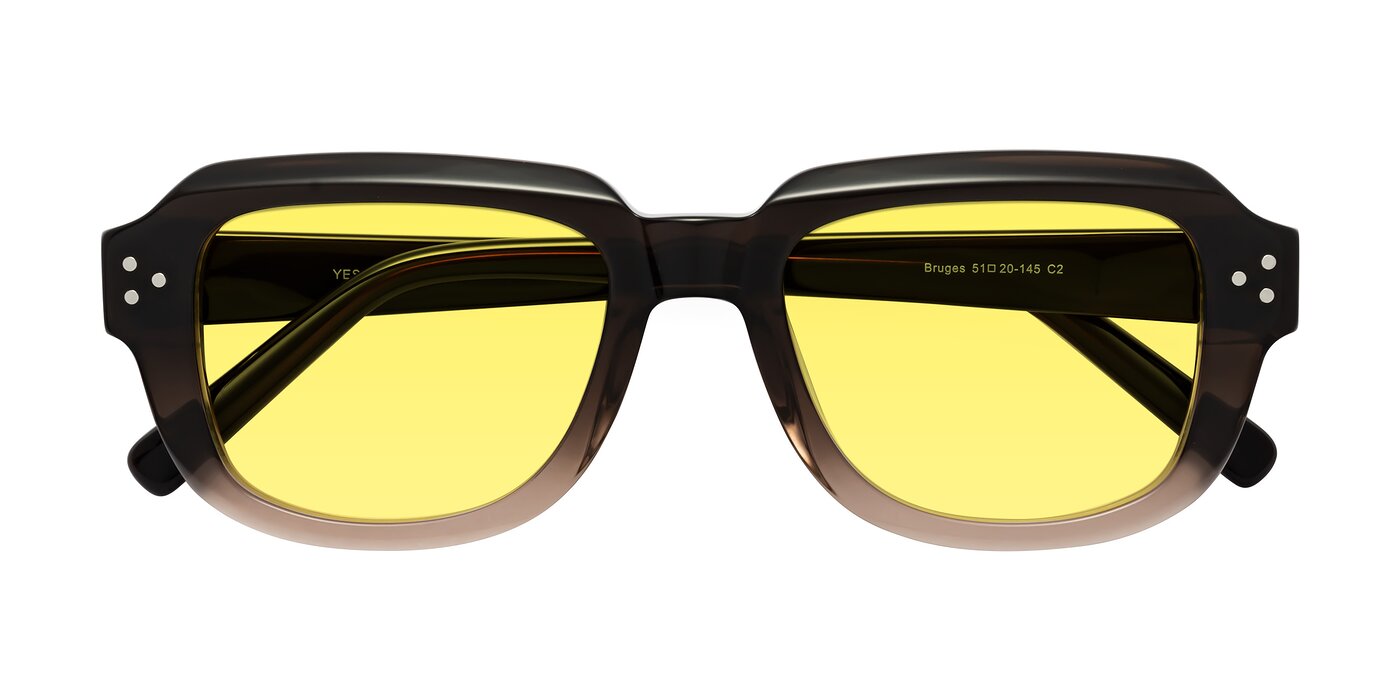 Bruges - Gradient Brown Tinted Sunglasses