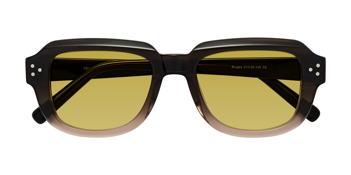 Bruges - Gradient Brown Tinted Sunglasses