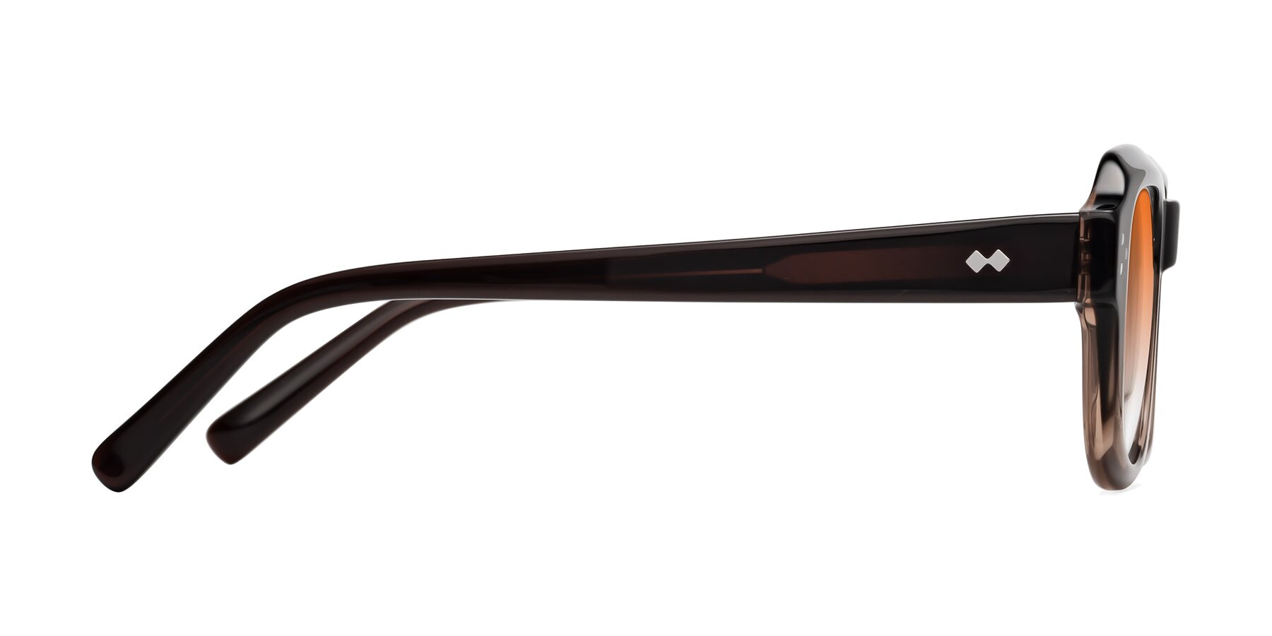 Side of Bruges in Gradient Brown with Orange Gradient Lenses