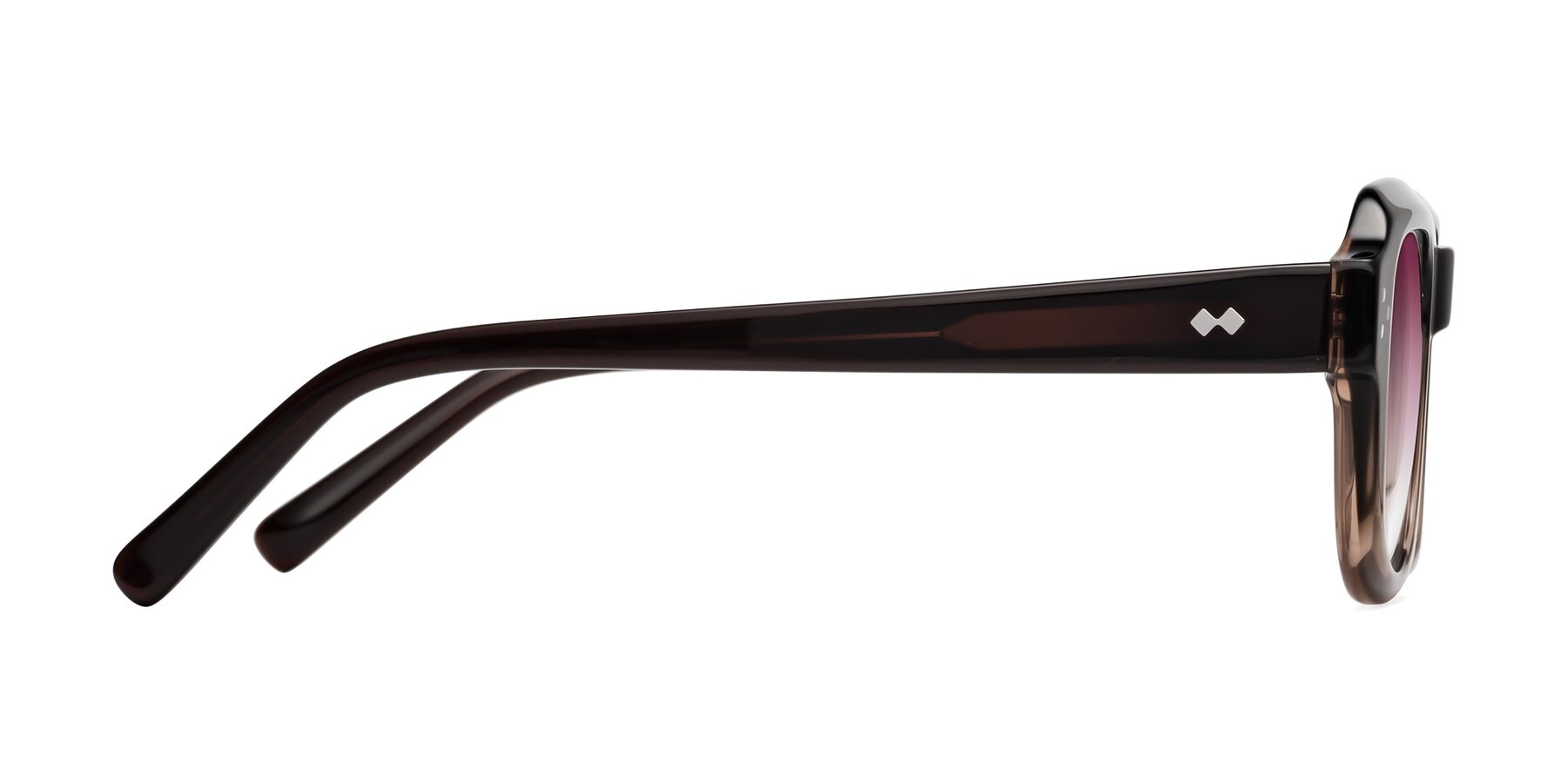 Side of Bruges in Gradient Brown with Wine Gradient Lenses