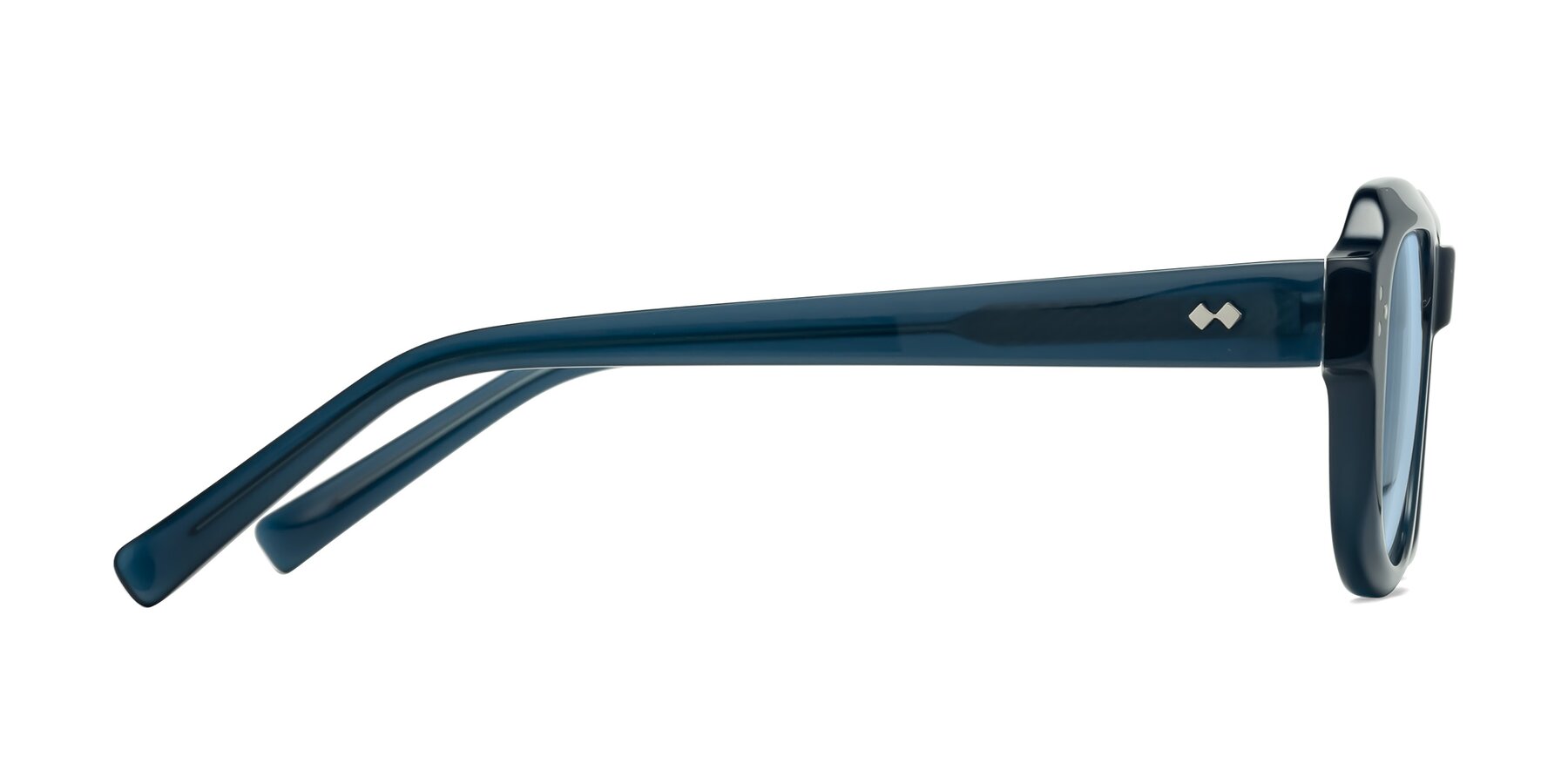 Side of Bruges in Blue with Light Blue Tinted Lenses
