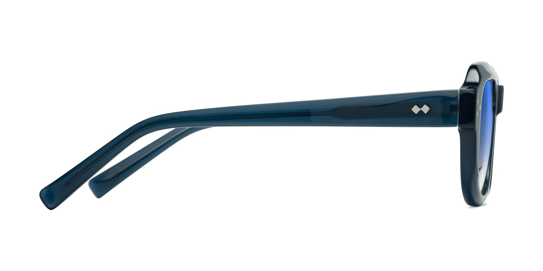 Side of Bruges in Blue with Blue Gradient Lenses