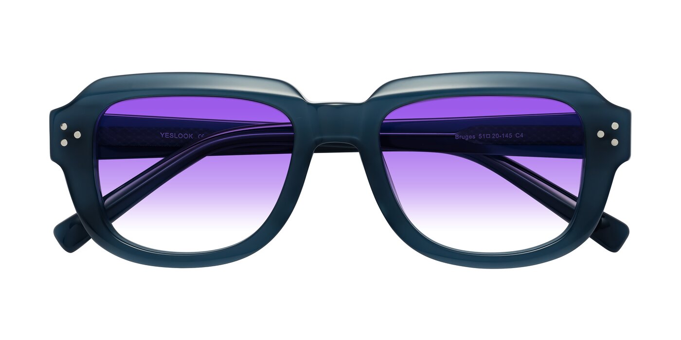 Bruges - Blue Gradient Sunglasses