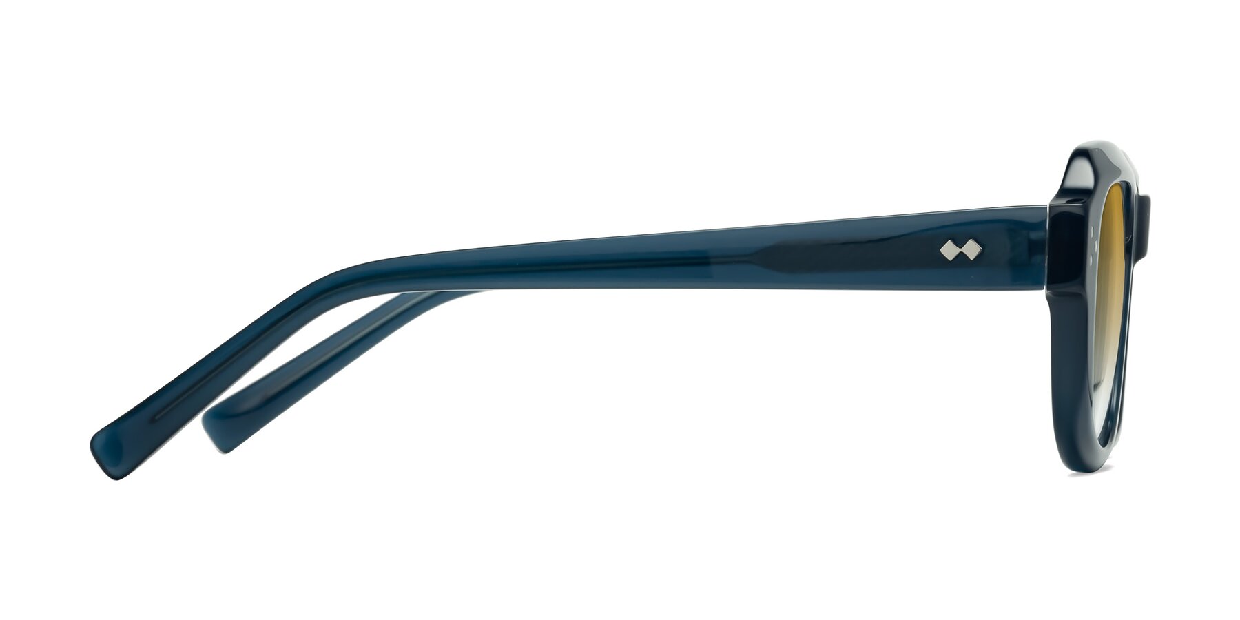Side of Bruges in Blue with Champagne Gradient Lenses