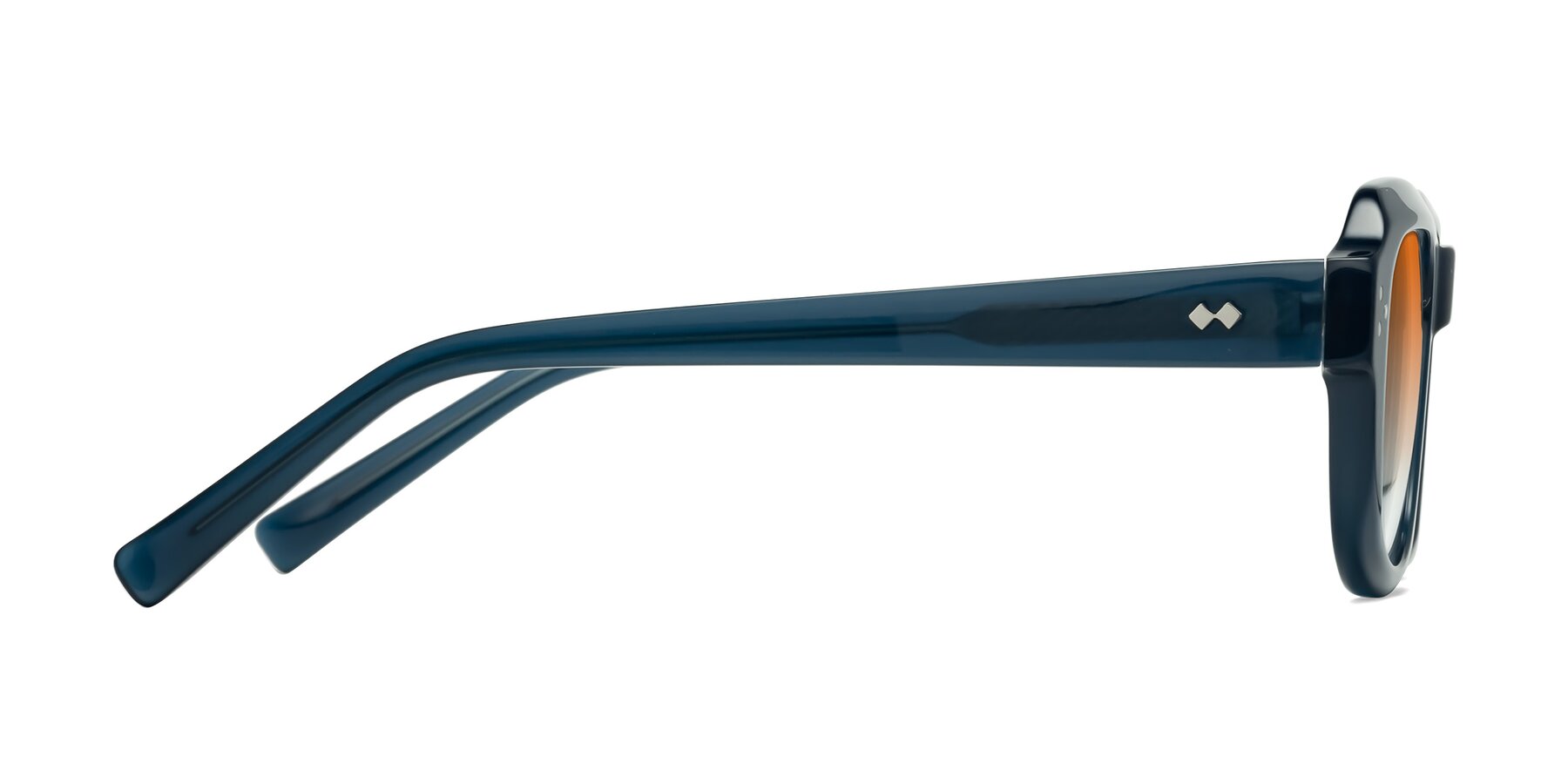 Side of Bruges in Blue with Orange Gradient Lenses