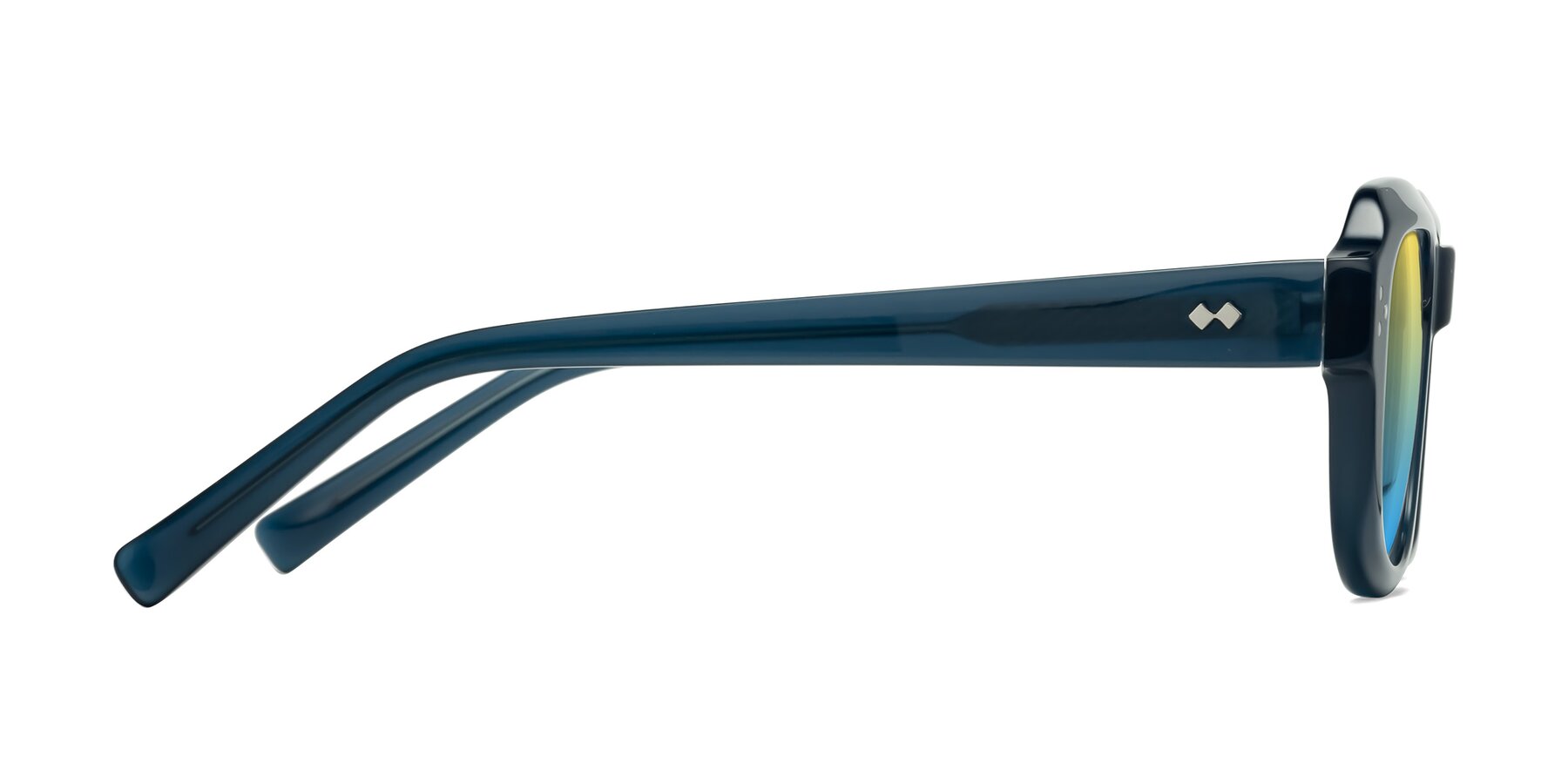 Side of Bruges in Blue with Yellow / Blue Gradient Lenses