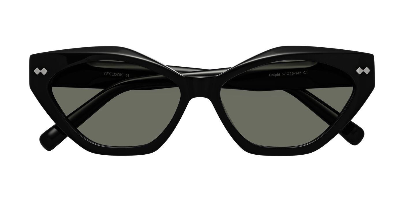 Delphi - Black Polarized Sunglasses