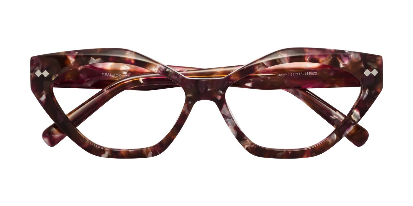 Delphi - Plum Tortoise Eyeglasses