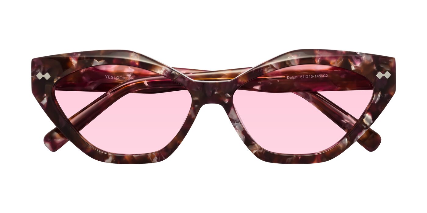 Delphi - Plum Tortoise Tinted Sunglasses