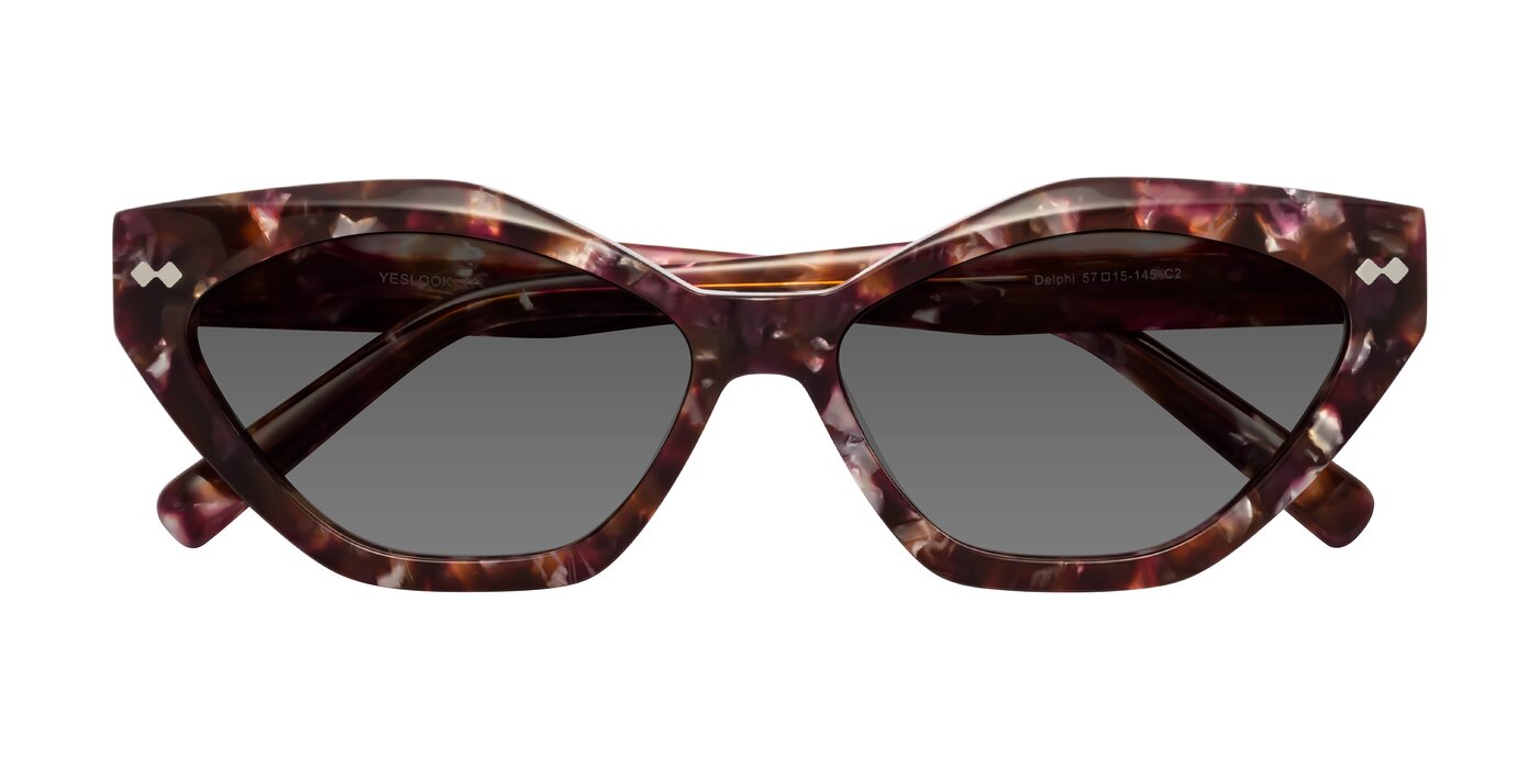 Delphi - Plum Tortoise Tinted Sunglasses