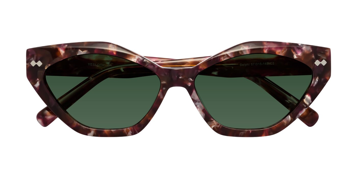Delphi - Plum Tortoise Tinted Sunglasses