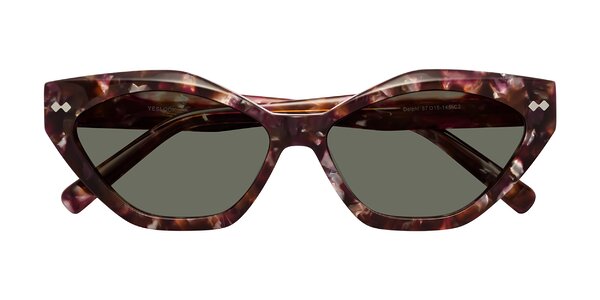 Front of Delphi in Plum Tortoise